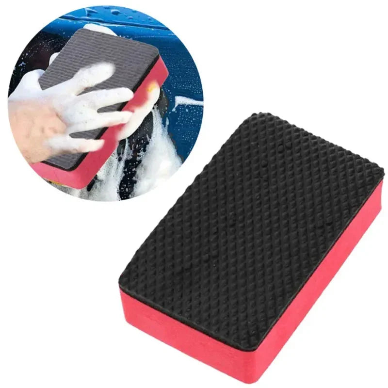 2/5PCS Car Wash Mud Cleaner Magic Clay Bar Sponge Block Pad Remove Contaminants Before Polisher Wax for Car Accessories