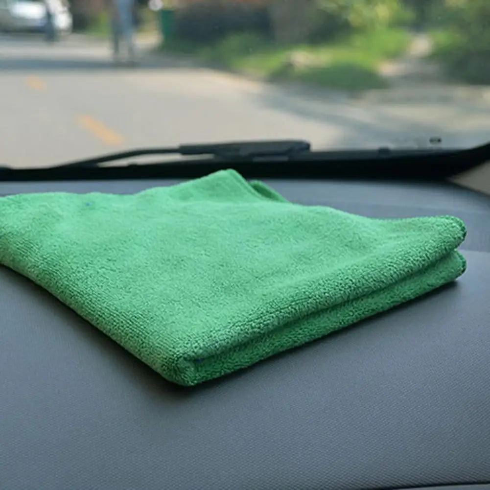 Microfiber Cloth Car Wash Towel Motorcycle Car Drying Towel Wash Auto Detailing Cloth Cleaning Tools 30x30cm  Car Cleaning